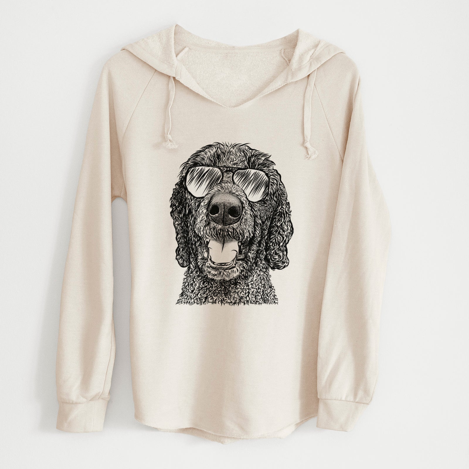 Aviator Obi James the Goldendoodle - Cali Wave Hooded Sweatshirt