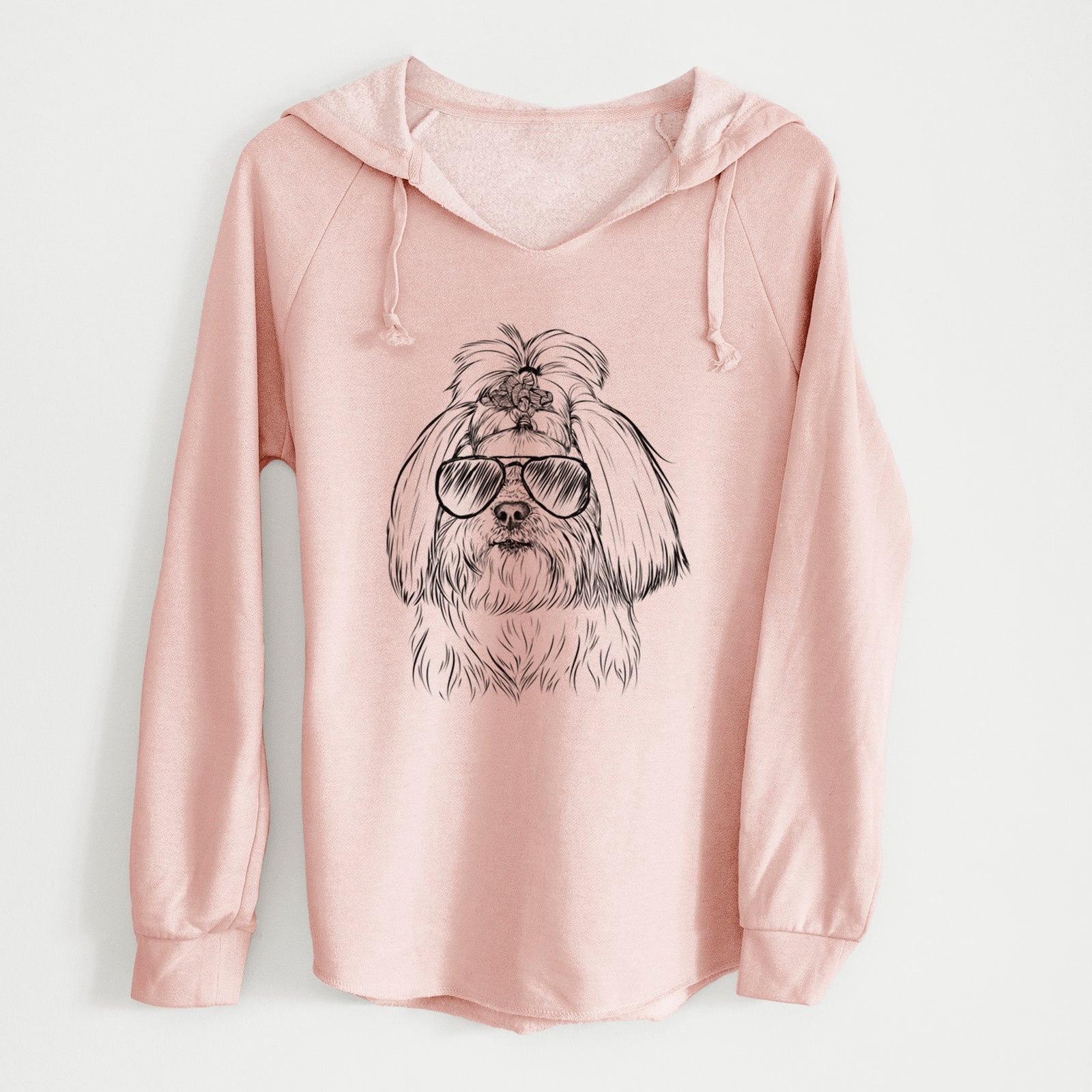 Aviator Olga the Shih Tzu - Cali Wave Hooded Sweatshirt