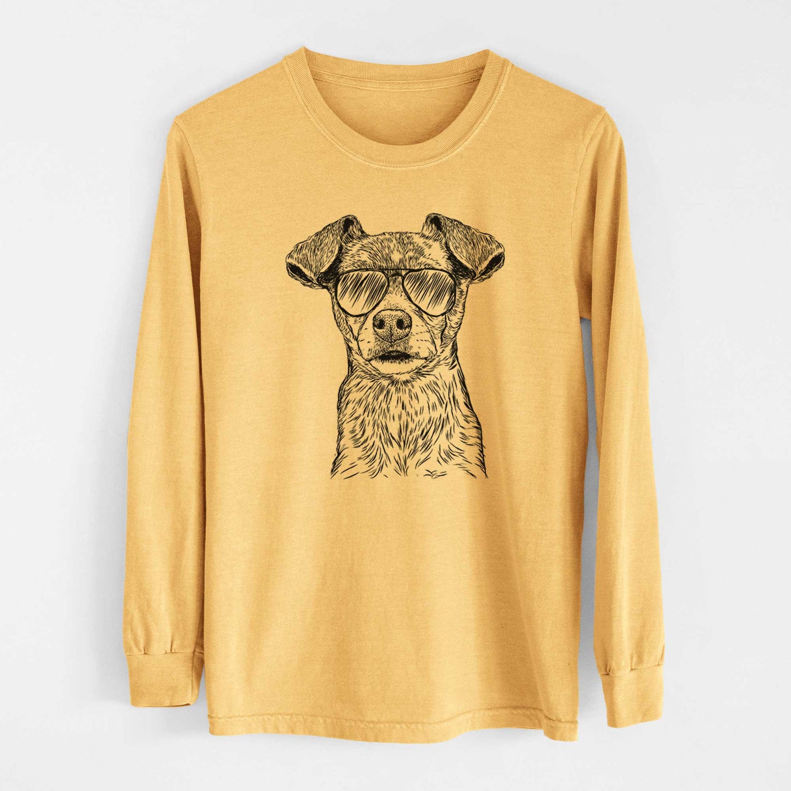 Aviators Olive the Mixed Breed - Heavyweight 100% Cotton Long Sleeve
