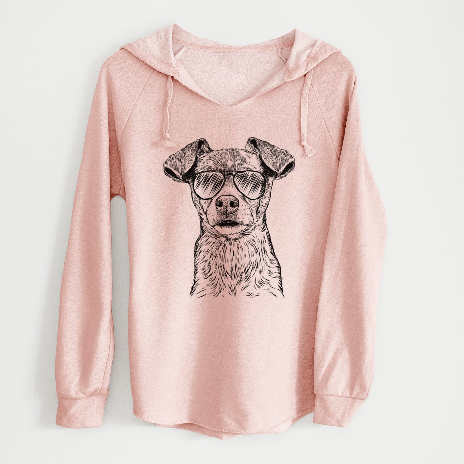 Aviator Olive the Mixed Breed - Cali Wave Hooded Sweatshirt