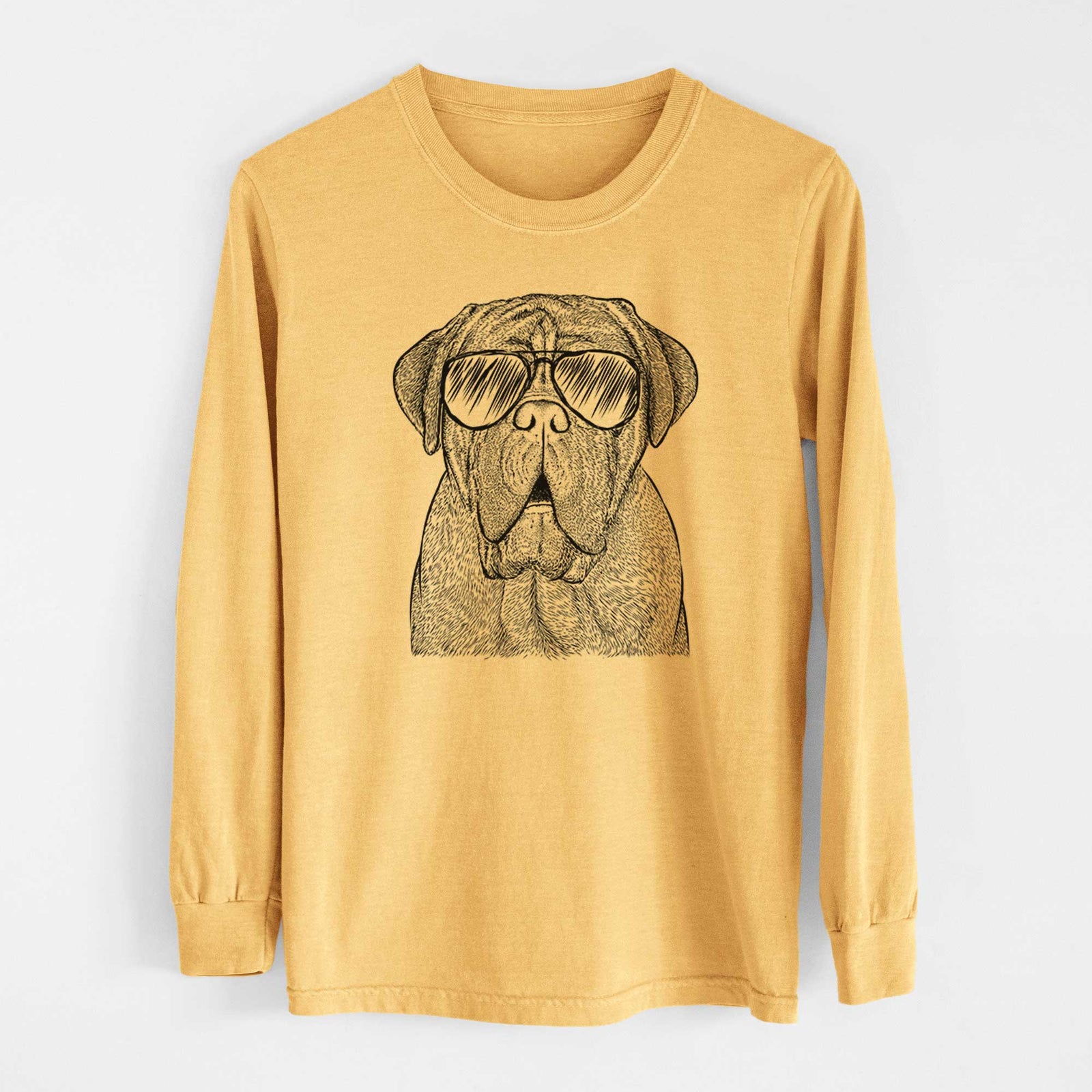 Aviators Optimus the Dogue de Bordeaux - Heavyweight 100% Cotton Long Sleeve