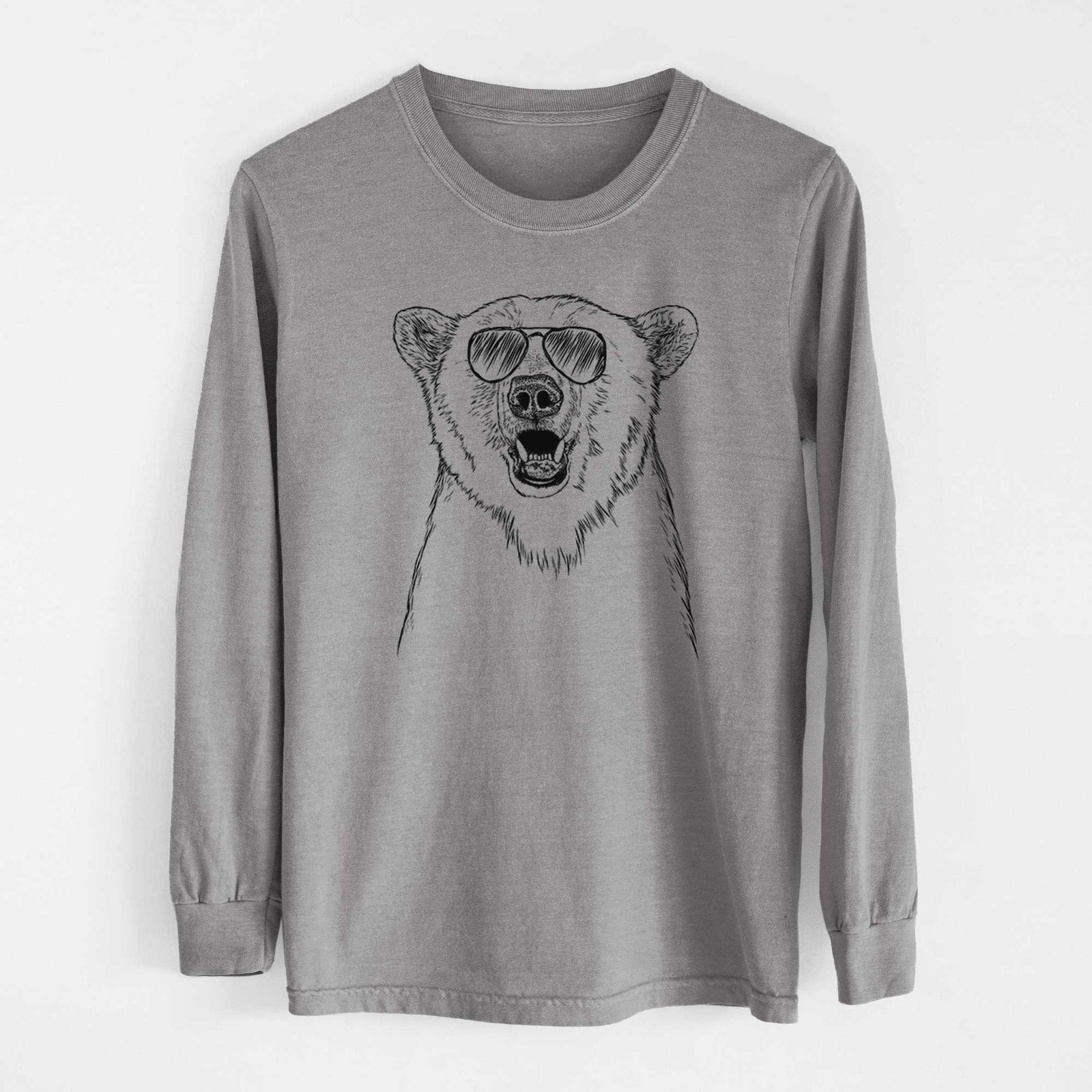 Aviators Oslo the Polar Bear - Heavyweight 100% Cotton Long Sleeve