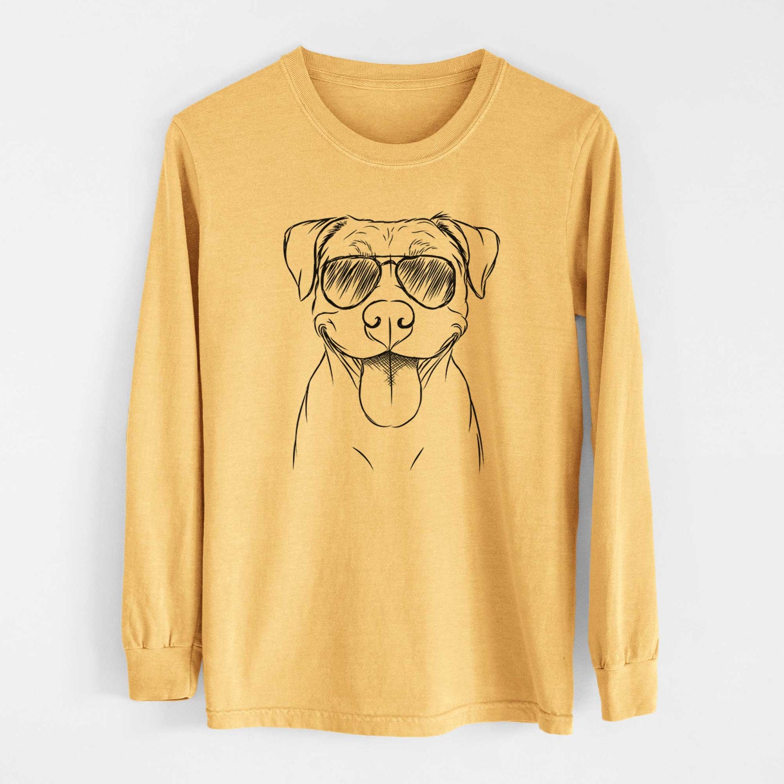 Aviators Parker the Pitbull - Heavyweight 100% Cotton Long Sleeve