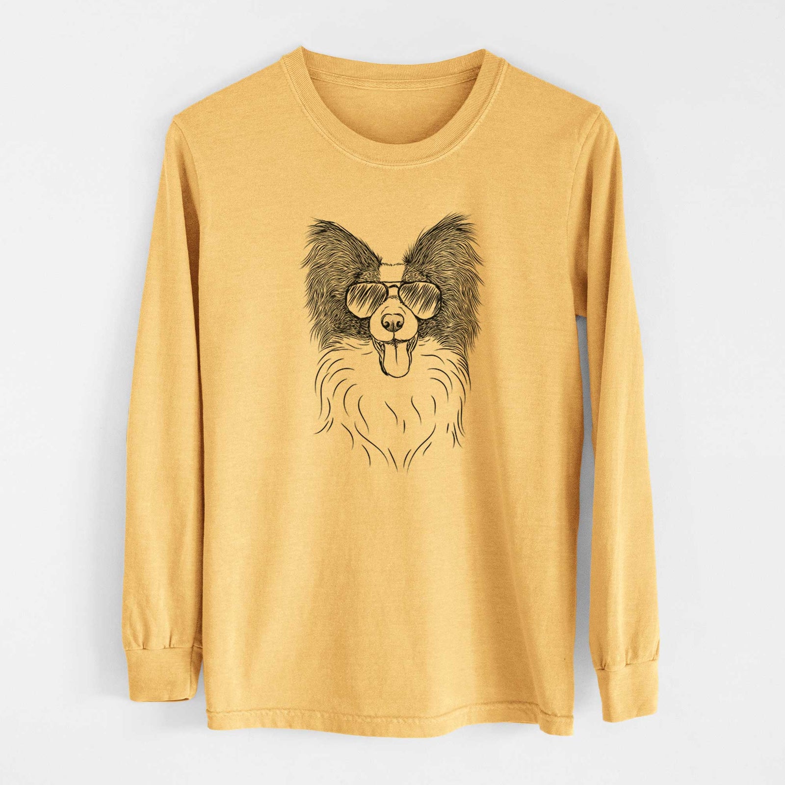 Aviators Patrick the Papillon - Heavyweight 100% Cotton Long Sleeve