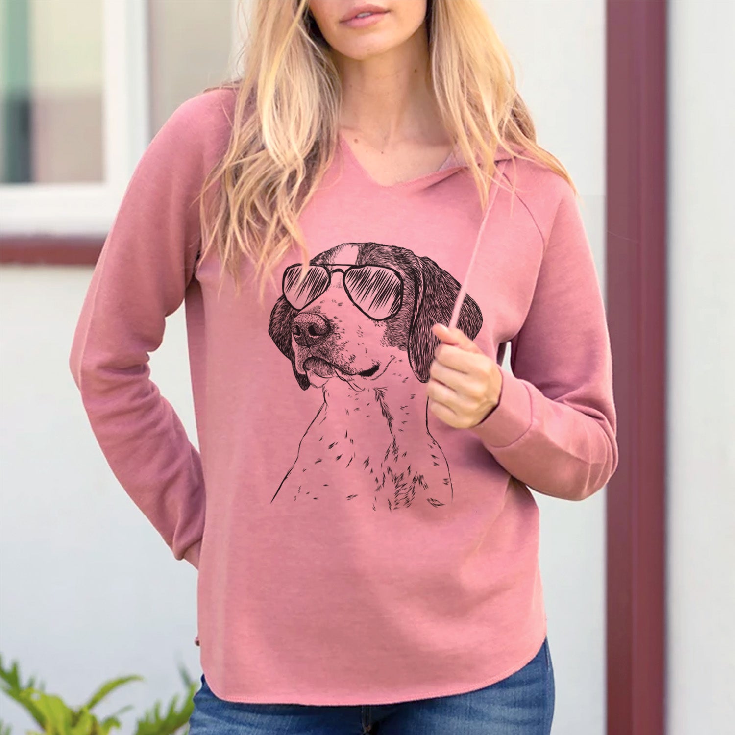 Aviator Payton the Mixed Breed - Cali Wave Hooded Sweatshirt