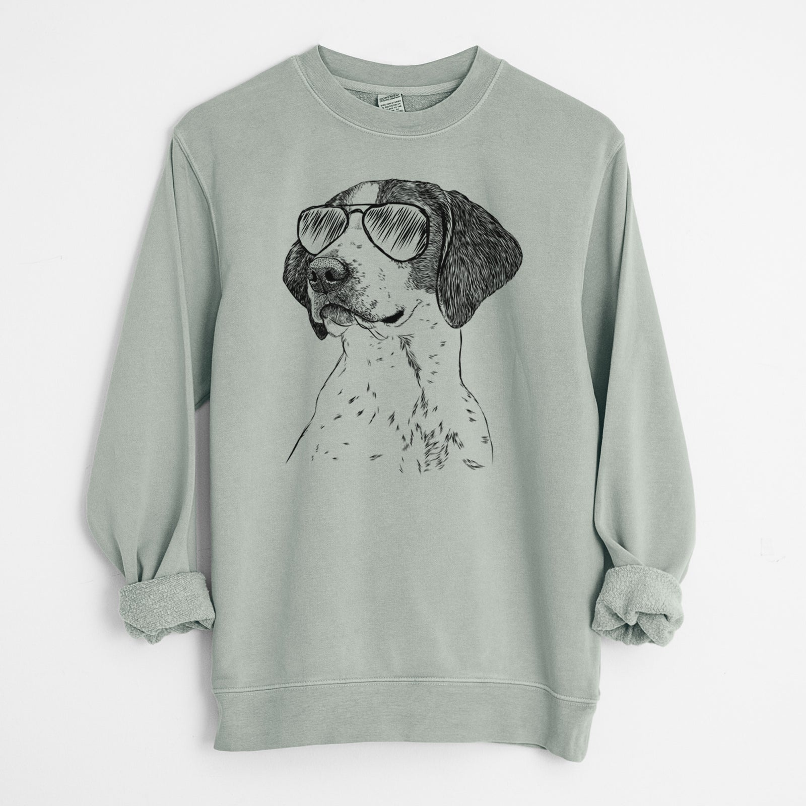 Aviator Payton the Mixed Breed - Unisex Pigment Dyed Crew Sweatshirt