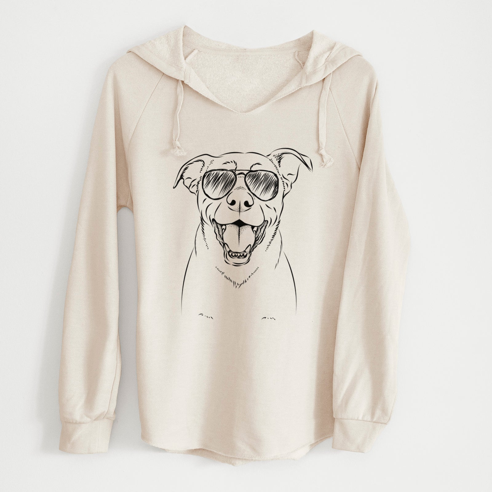 Aviator Pele the Lab Mix - Cali Wave Hooded Sweatshirt