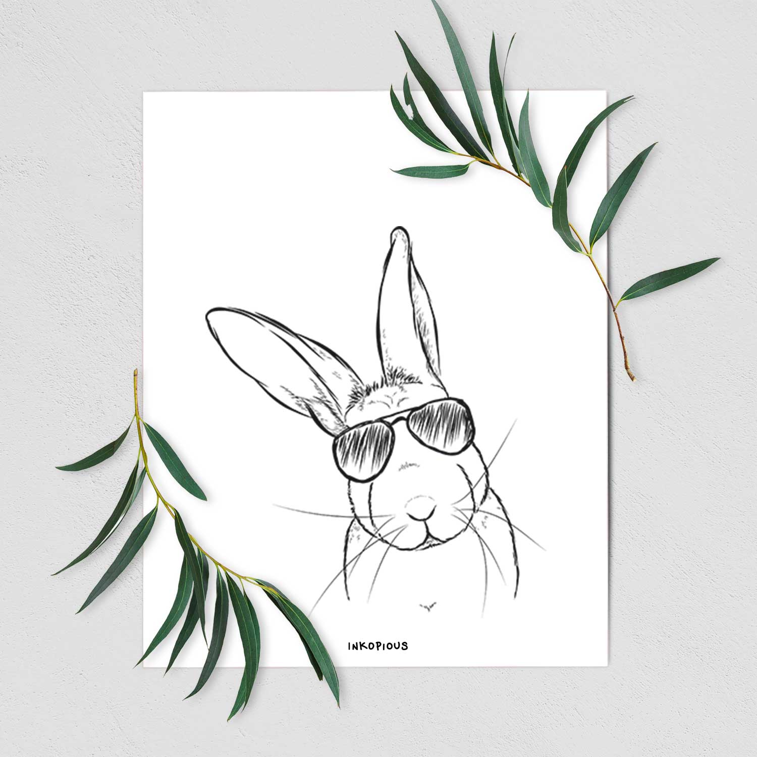 Penny the Belgian Hare Art Print