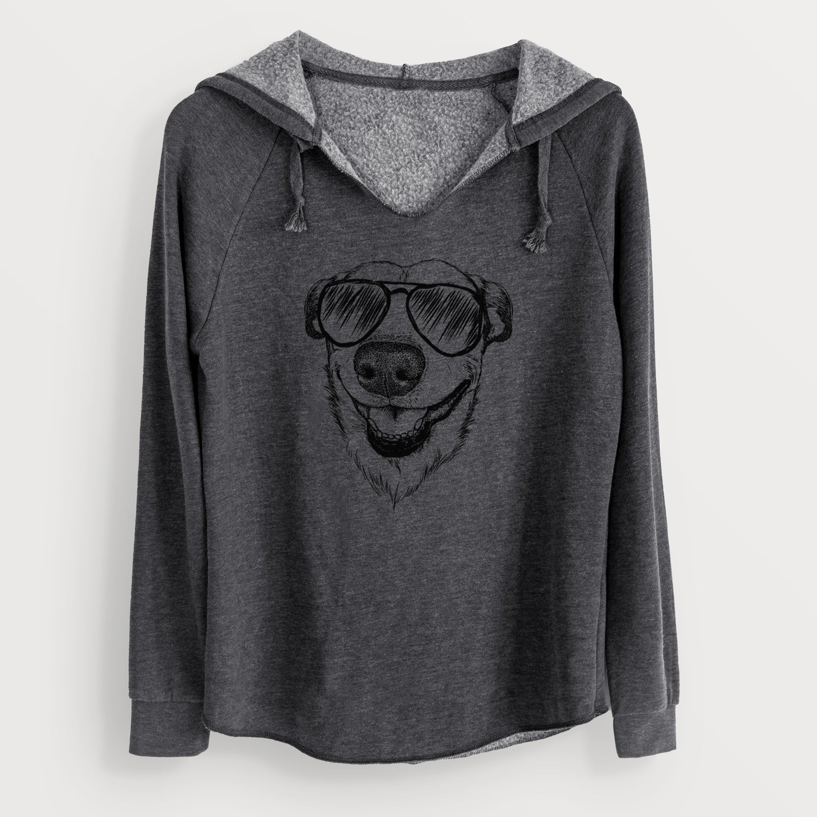 Aviator Petrah the Staffy Mix - Cali Wave Hooded Sweatshirt
