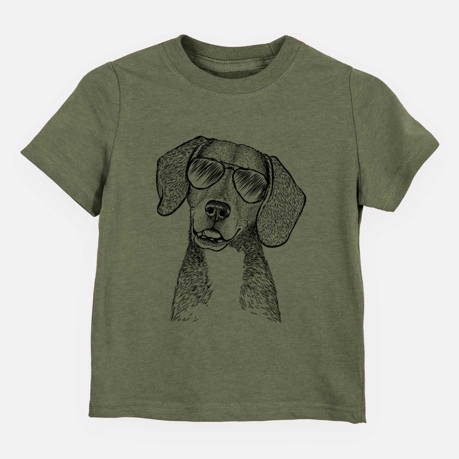 Aviator Piggy the Beagle Mix - Kids/Youth/Toddler Shirt