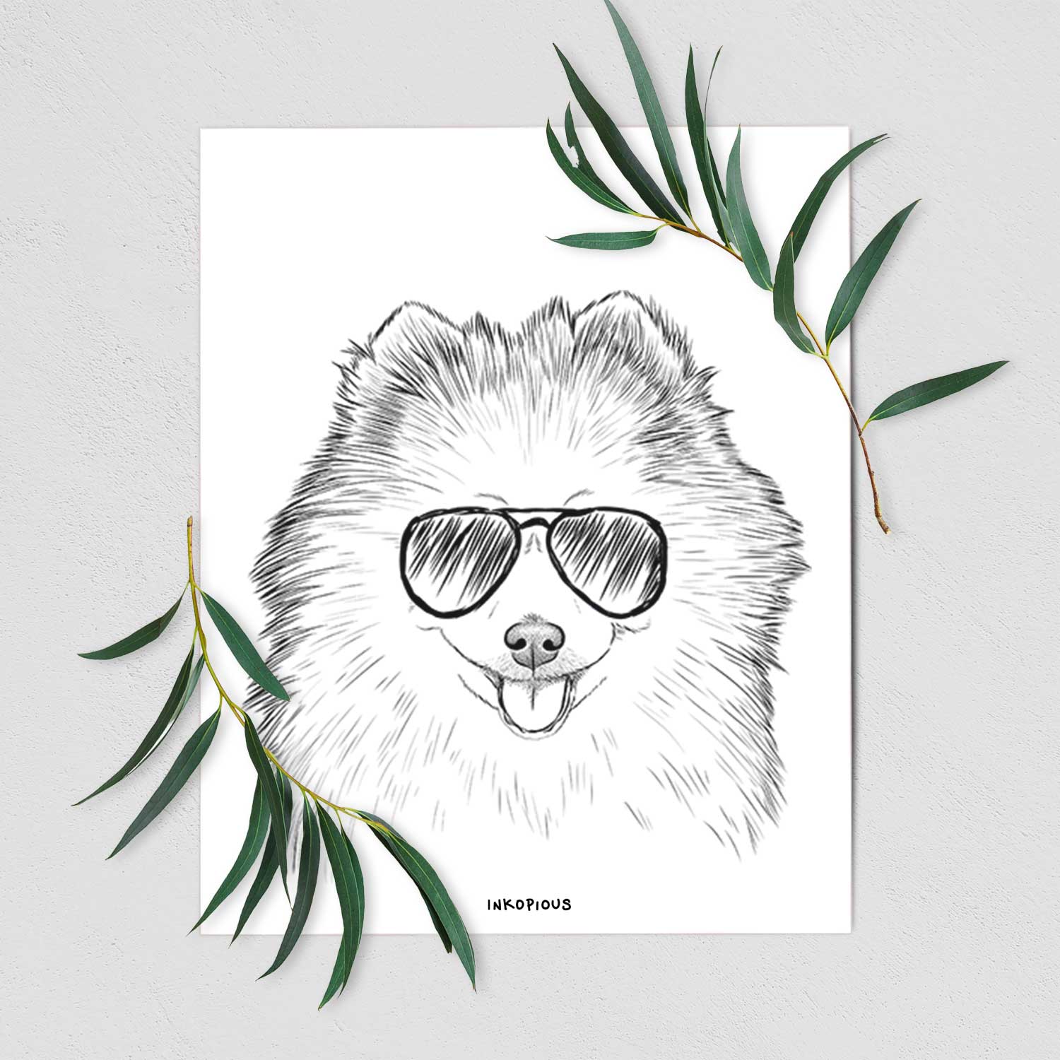 Piper Jo the Pomeranian Art Print