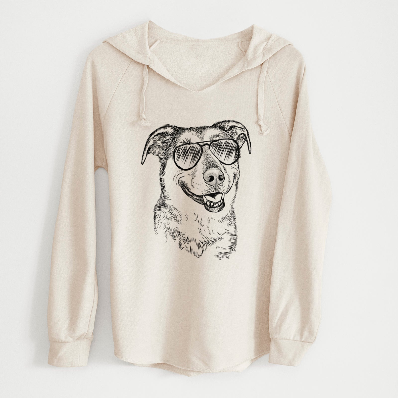 Aviator Pippin the Shepherd Mix - Cali Wave Hooded Sweatshirt