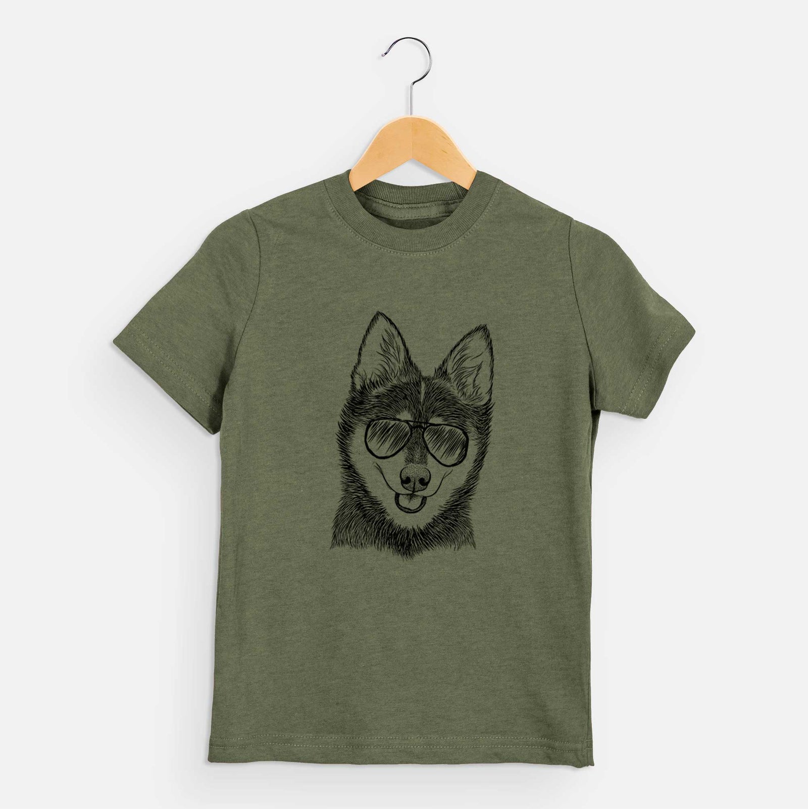 Aviator Posey the Alaskan Klee Kai - Kids/Youth/Toddler Shirt