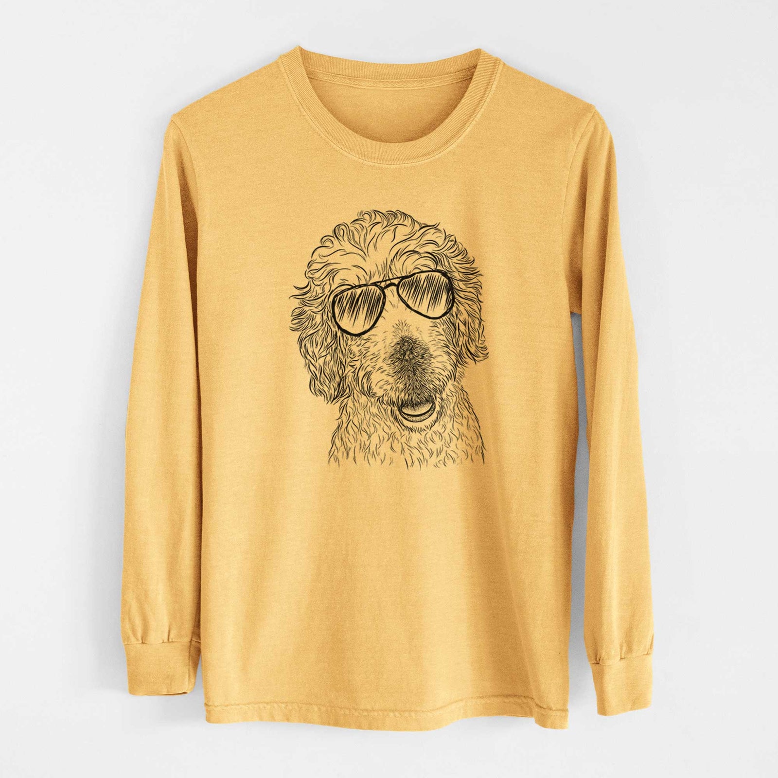 Aviators Preston the Labradoodle - Heavyweight 100% Cotton Long Sleeve
