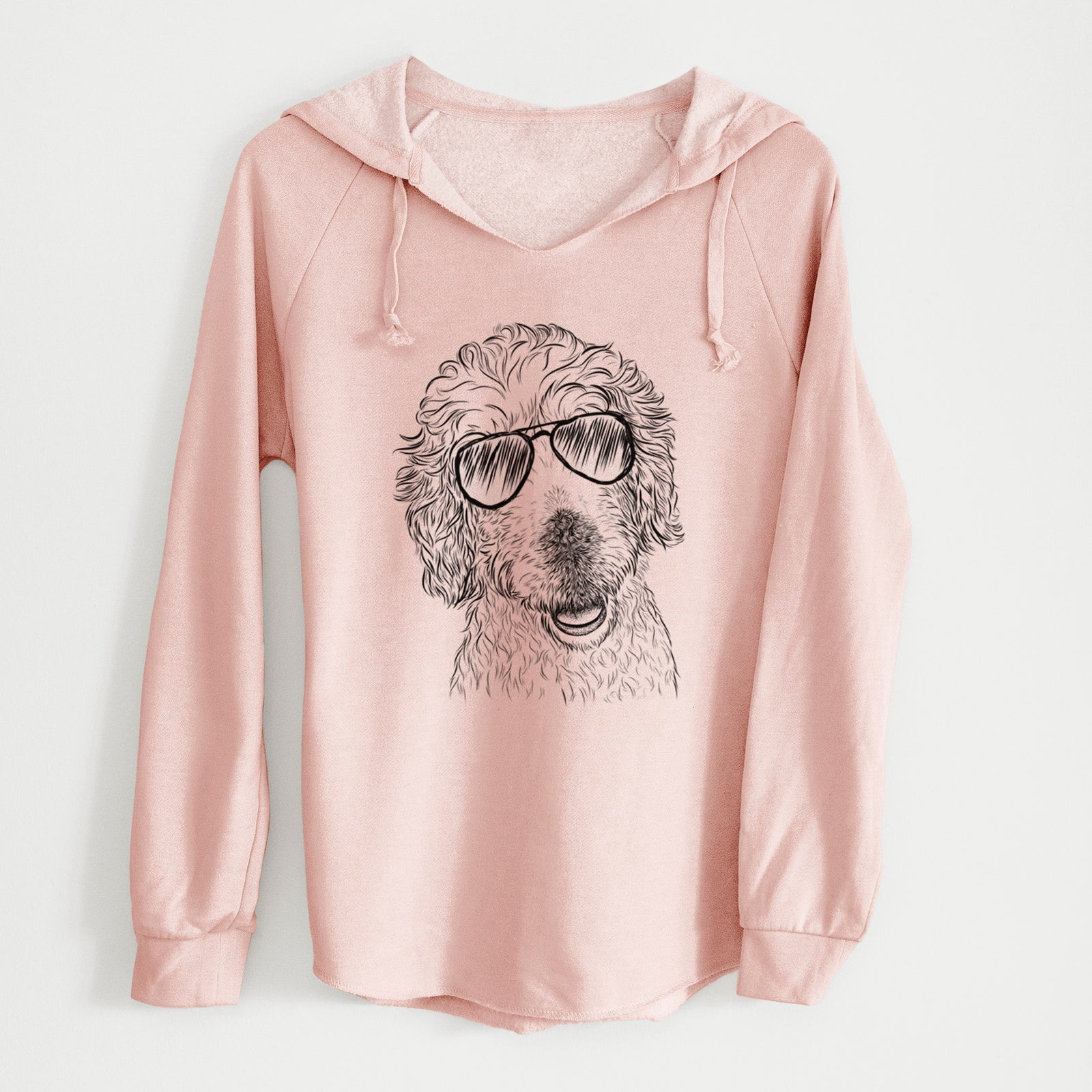 Aviator Preston the Labradoodle - Cali Wave Hooded Sweatshirt