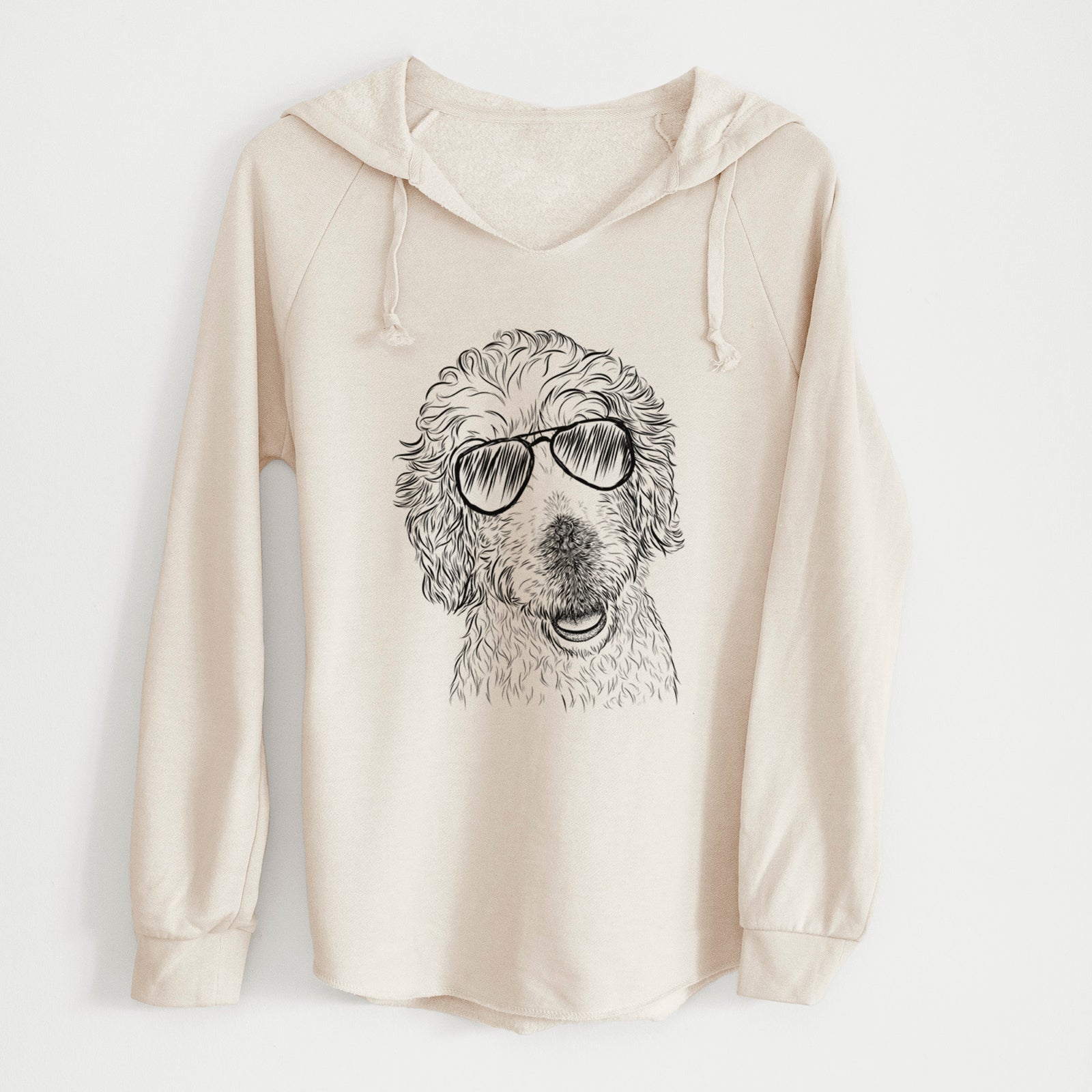 Aviator Preston the Labradoodle - Cali Wave Hooded Sweatshirt