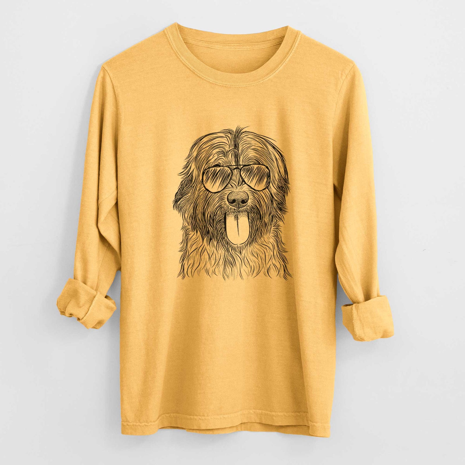 Aviators Puig the Catalan Sheepdog - Heavyweight 100% Cotton Long Sleeve