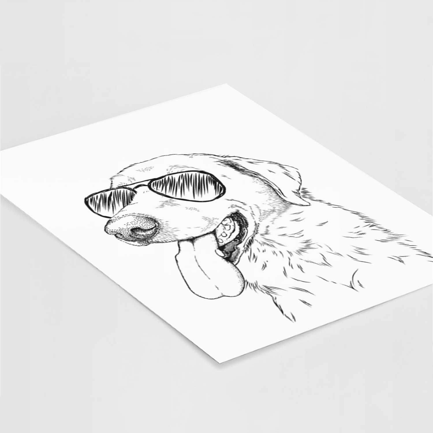 Purl the British Lab Art Print