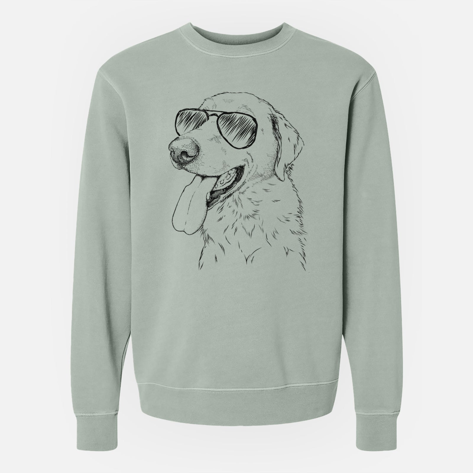 Aviator Purl the British Lab - Unisex Pigment Dyed Crew Sweatshirt