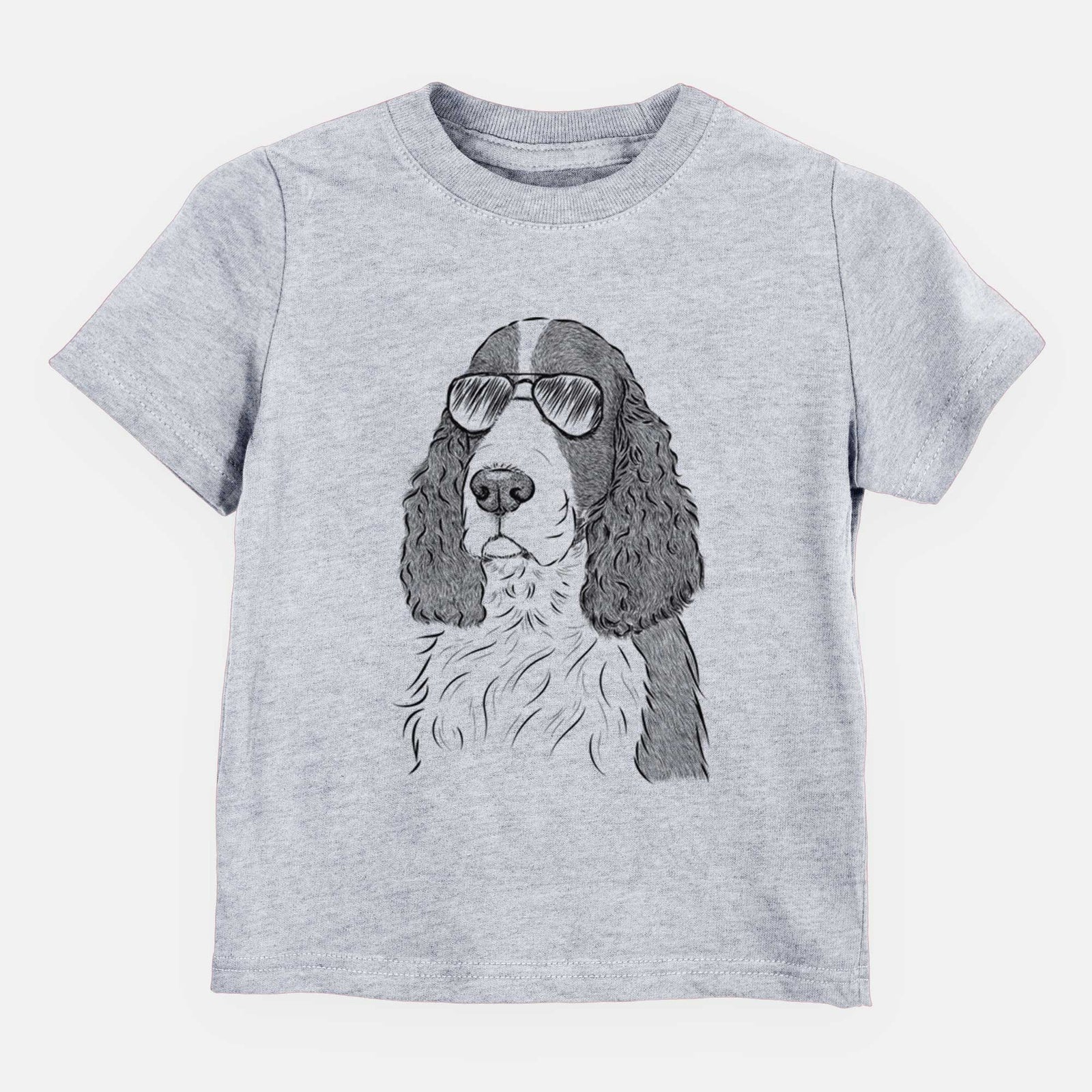 Aviator Quincy the English Springer Spaniel - Kids/Youth/Toddler Shirt