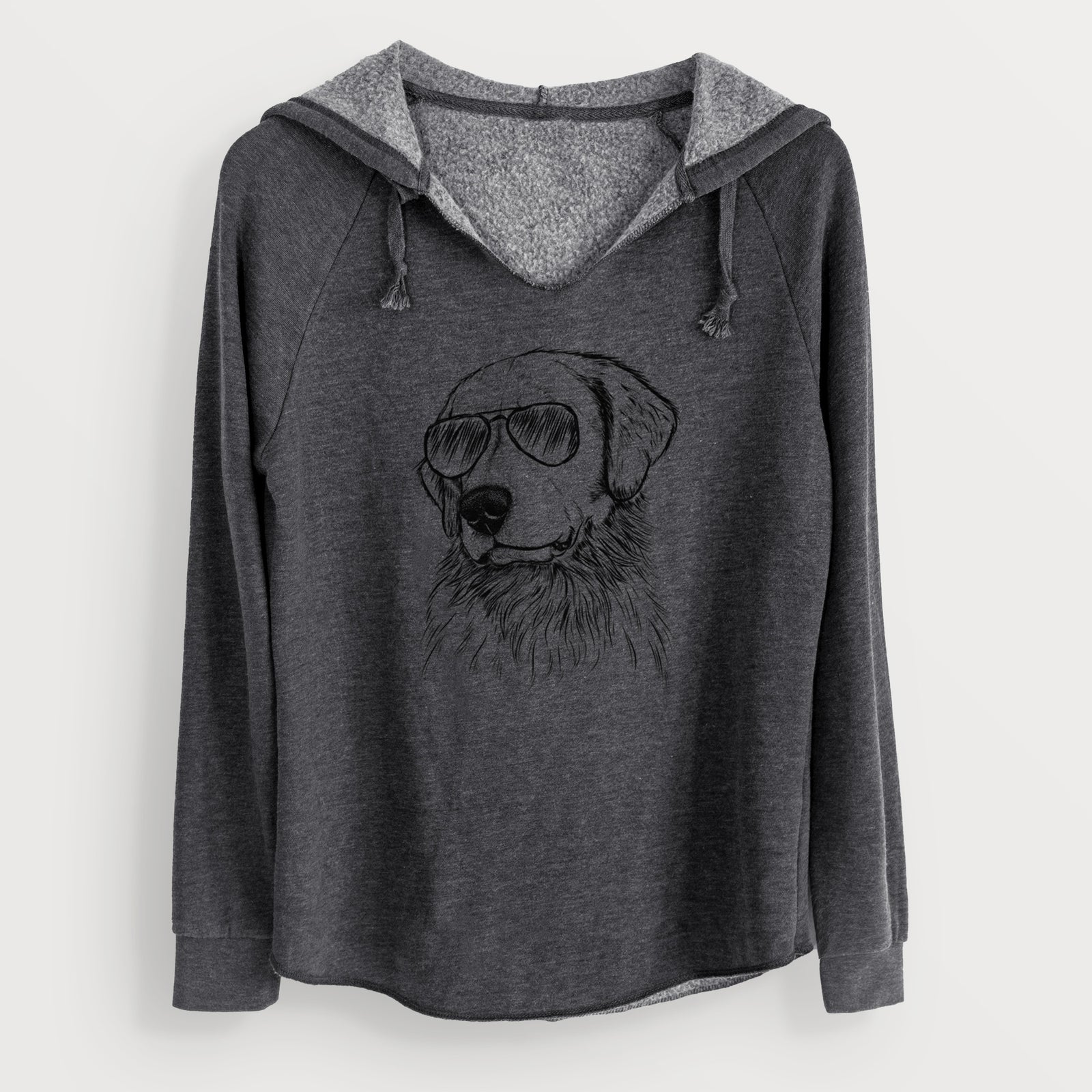 Aviator Quinn the Golden Retriever - Cali Wave Hooded Sweatshirt