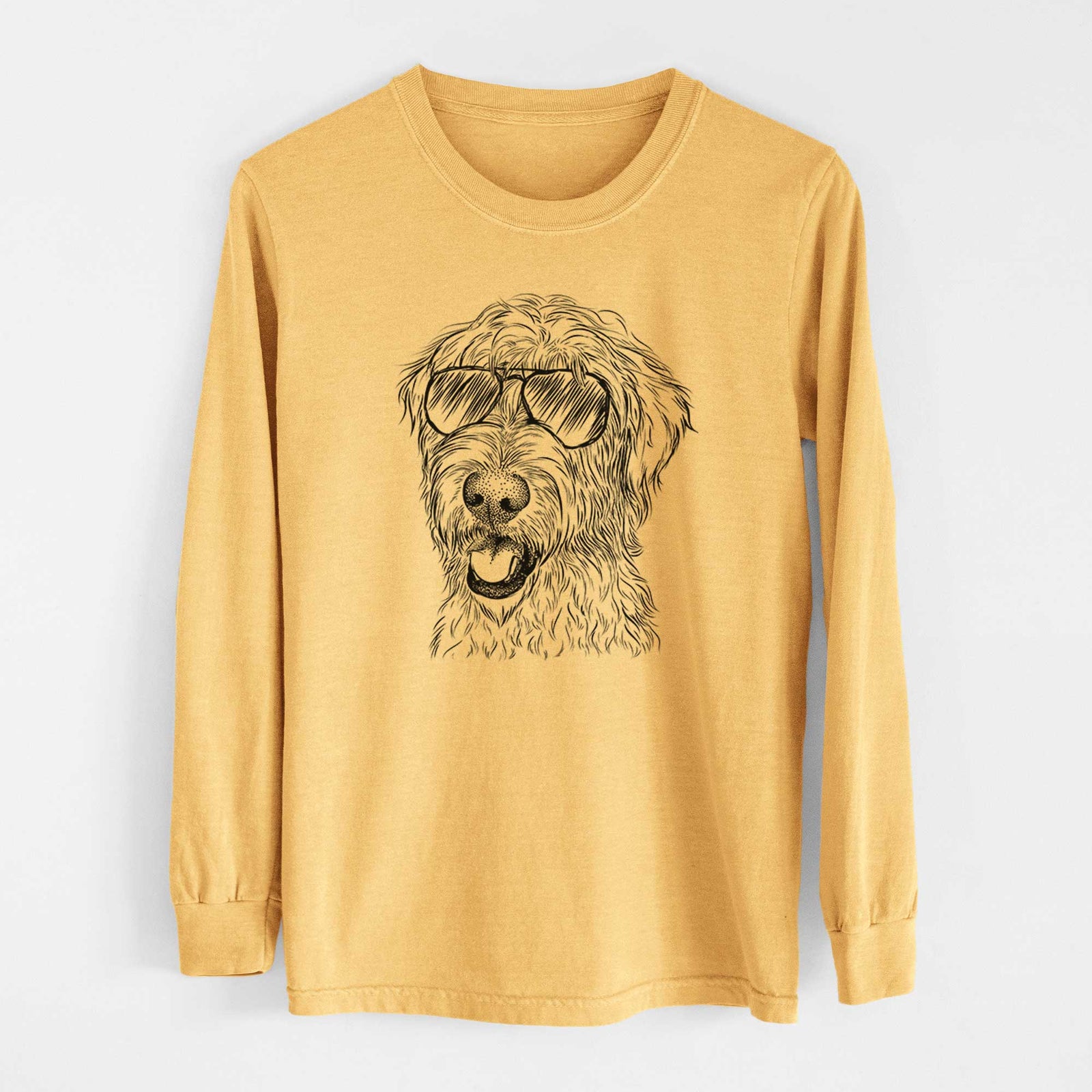Aviators Ragnar the Irish Wolfhound - Heavyweight 100% Cotton Long Sleeve
