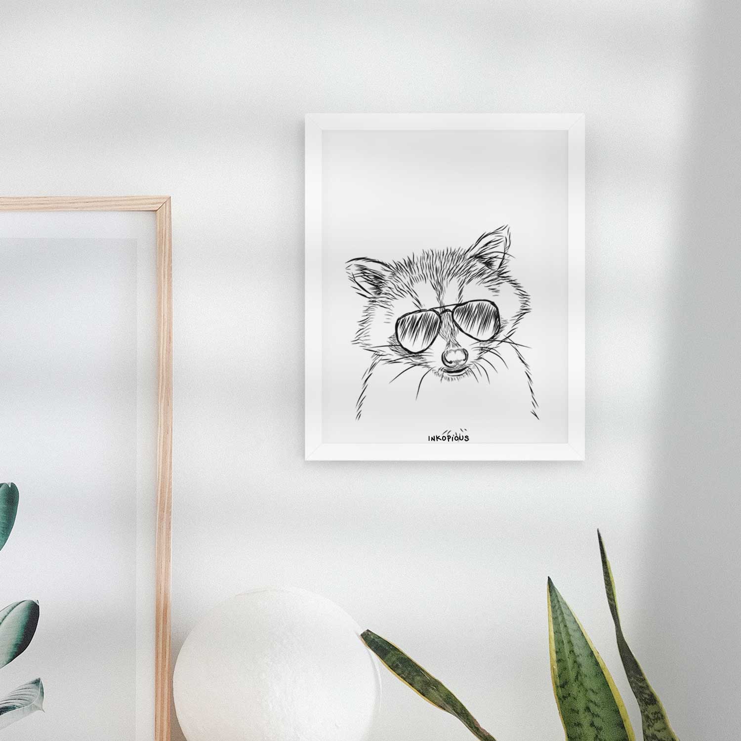 Randy the Raccoon Art Print