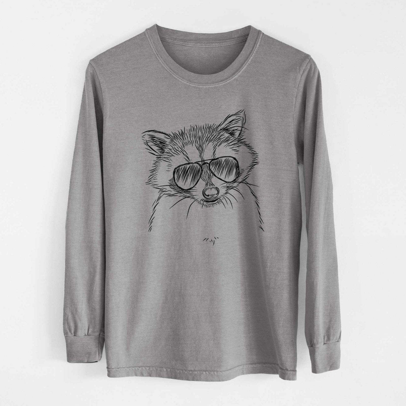 Aviators Randy the Raccoon - Heavyweight 100% Cotton Long Sleeve
