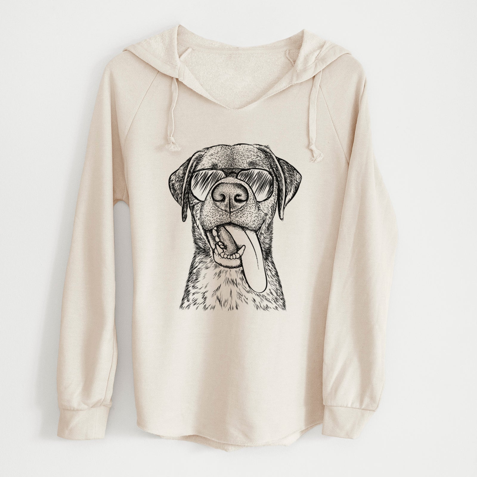 Aviator Reese the Mixed Breed - Cali Wave Hooded Sweatshirt
