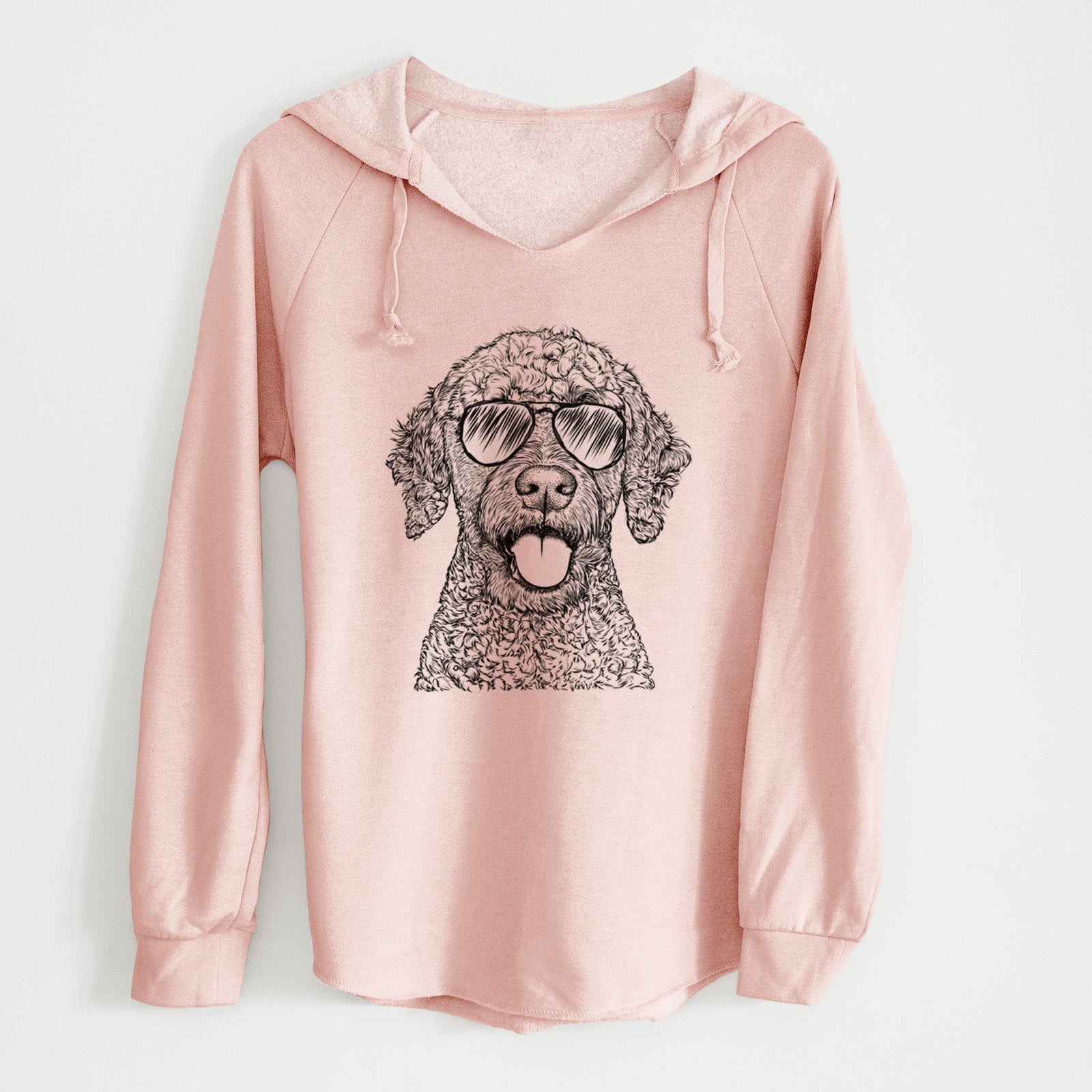 Aviator Reina the Spanish Water Dog - Cali Wave Hooded Sweatshirt