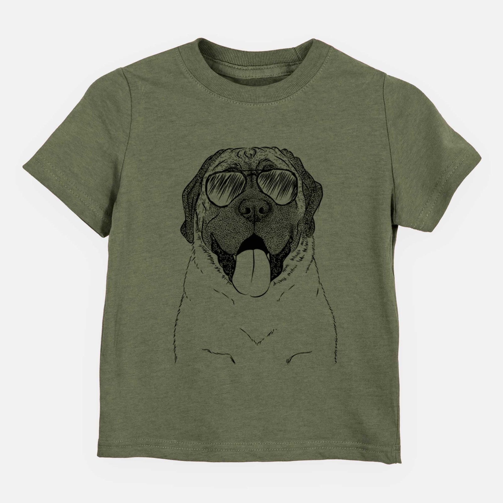 Aviator Remmie the English Mastiff - Kids/Youth/Toddler Shirt