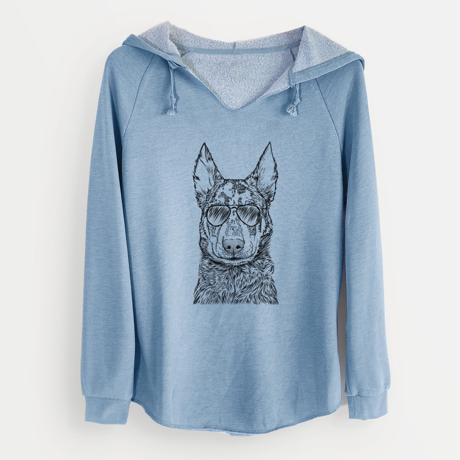Aviator Riggs the Beauceron - Cali Wave Hooded Sweatshirt
