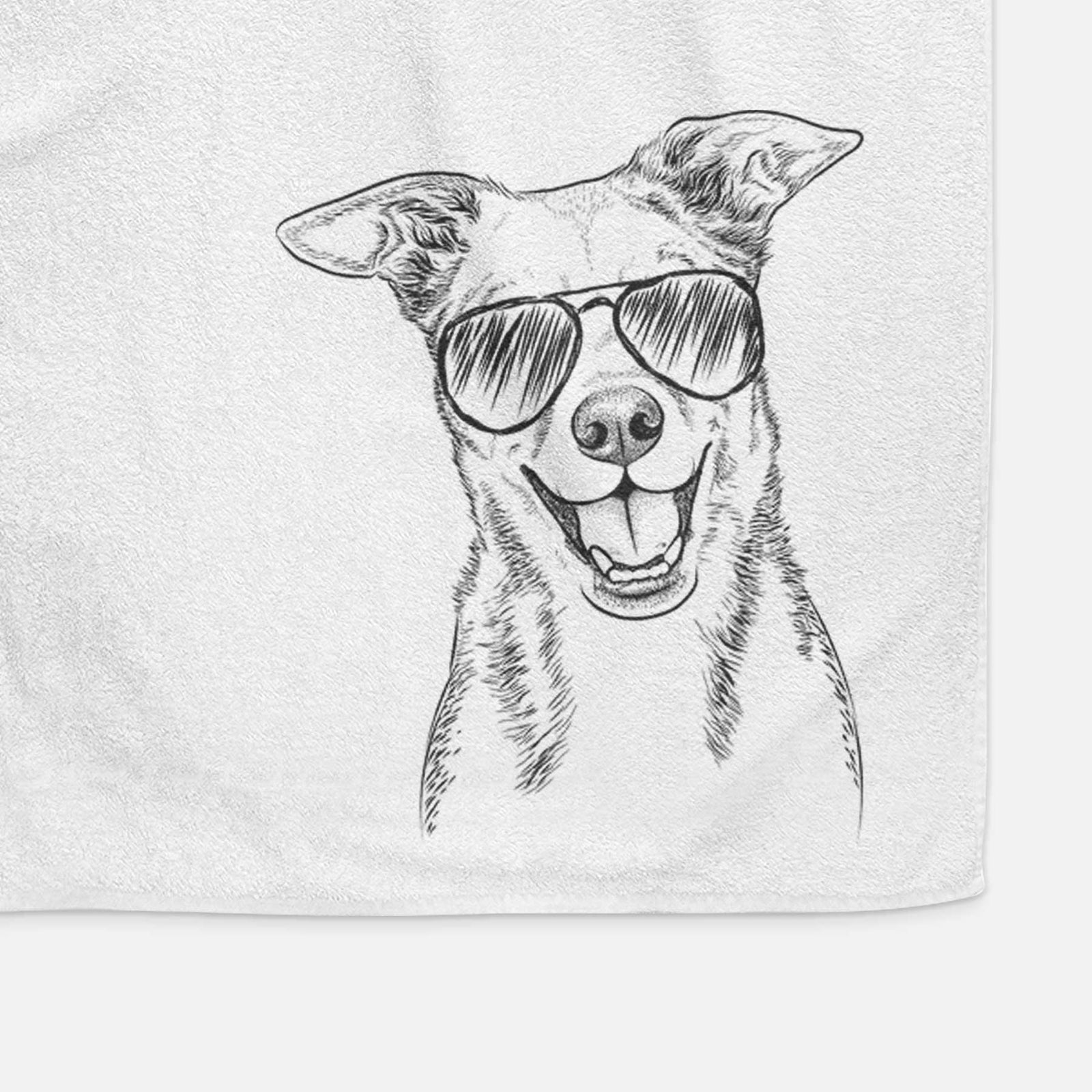 Rocco the Mixed Breed Decorative Hand Towel