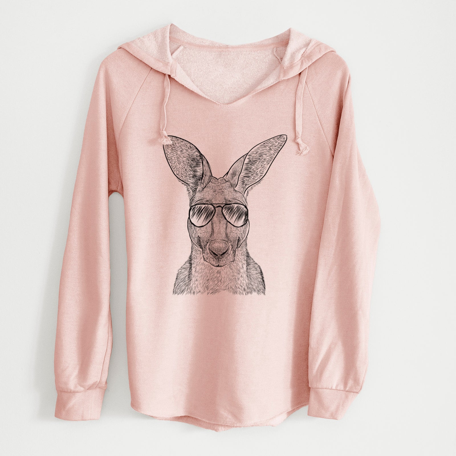 Aviator Roger the Red Kangaroo - Cali Wave Hooded Sweatshirt