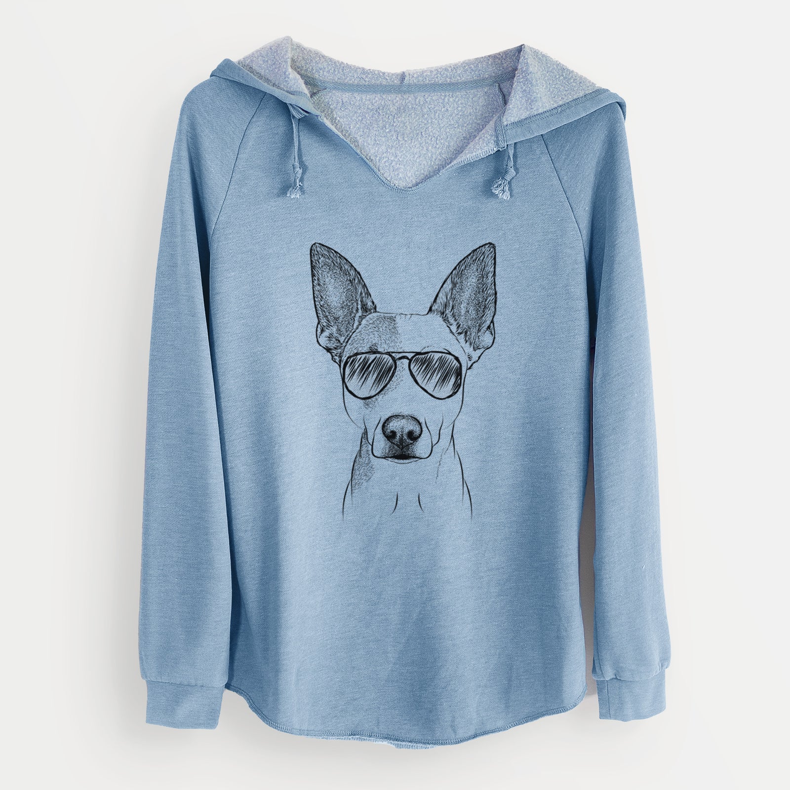 Aviator Roo the Mixed Breed - Cali Wave Hooded Sweatshirt
