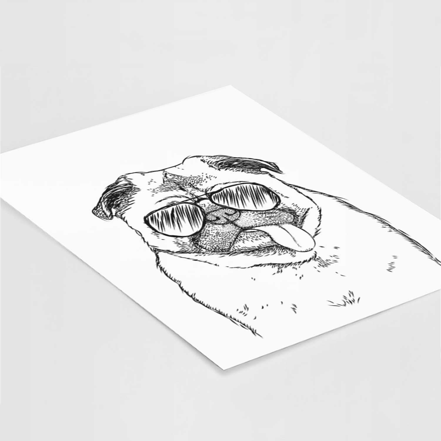 Rosie the Pug Art Print