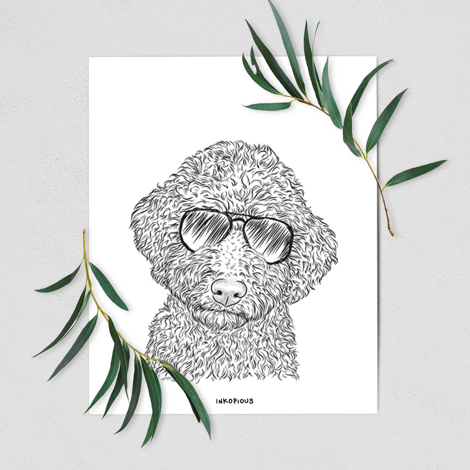 Ross the Lagotto Romagnolo Art Print