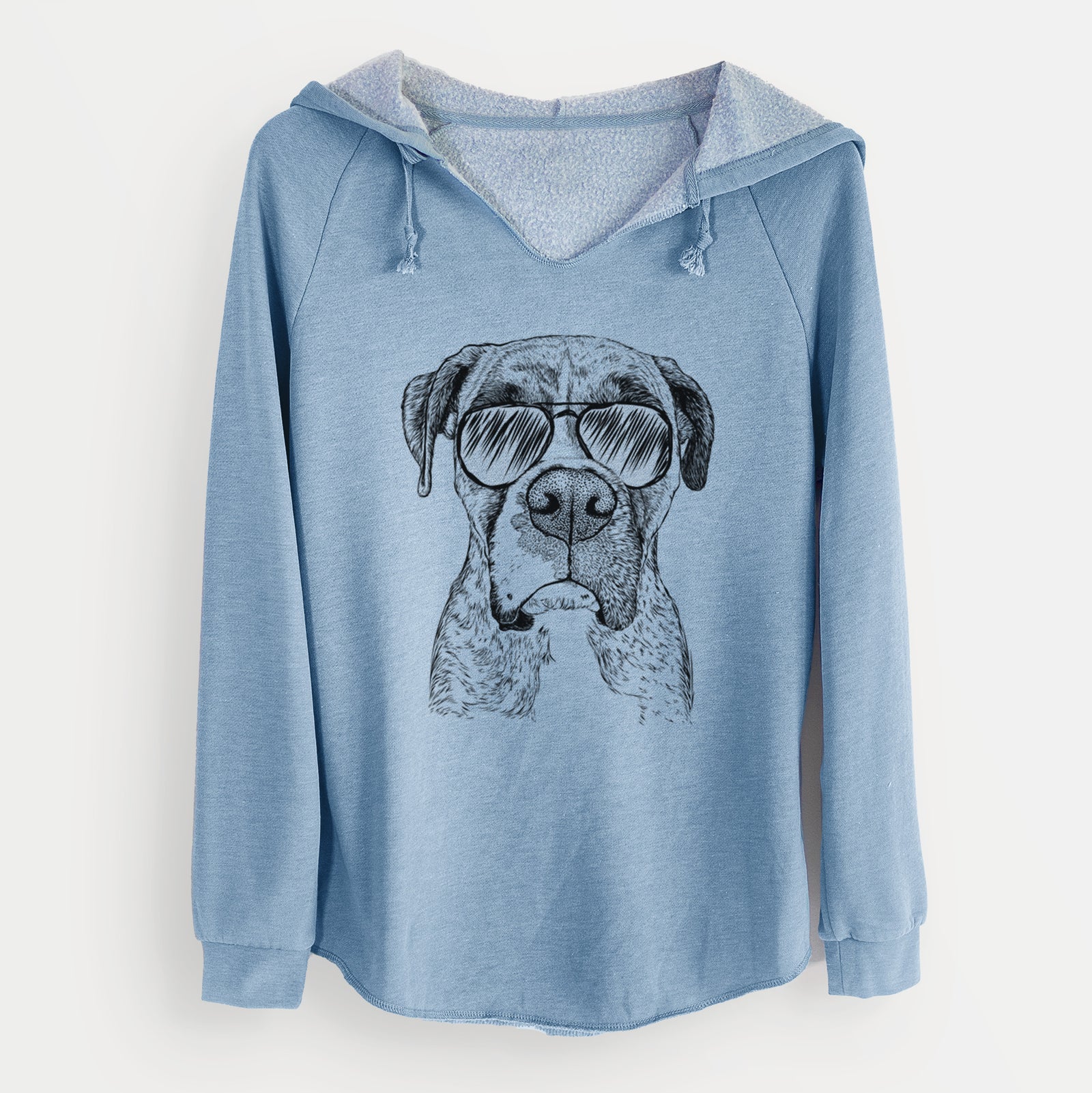 Aviator Rowdy Rex the Boxer - Cali Wave Hooded Sweatshirt