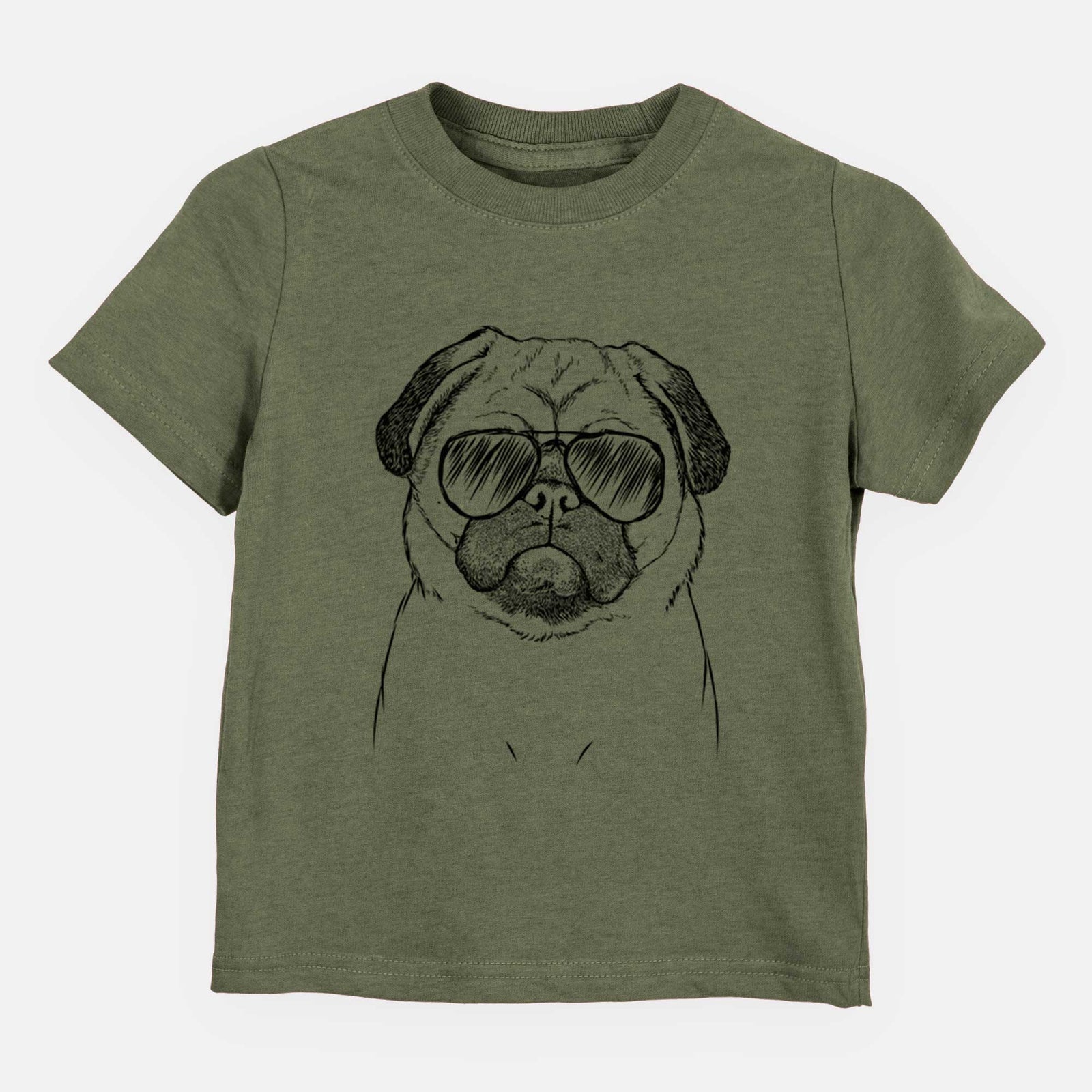 Aviator Ruby the Pug - Kids/Youth/Toddler Shirt