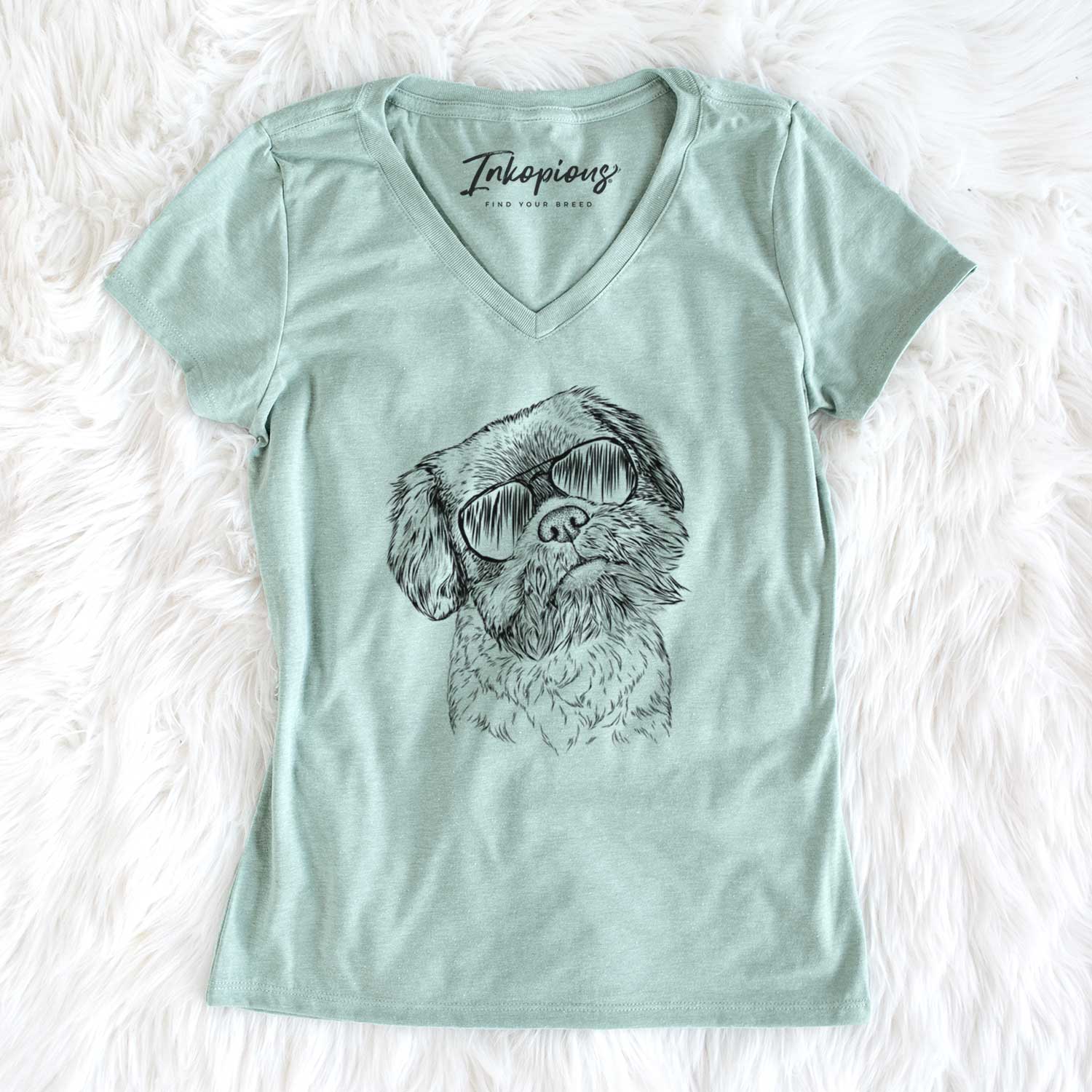 Aviator Rufus the Shiffon - Women's V-neck Shirt