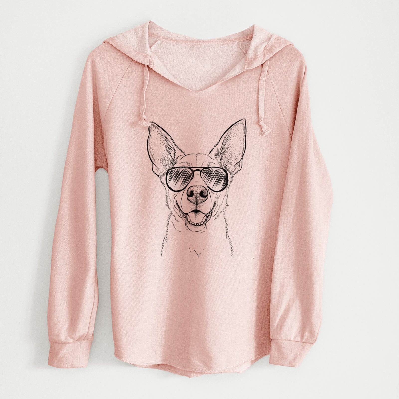 Aviator Rumley the Kelpie Mix - Cali Wave Hooded Sweatshirt