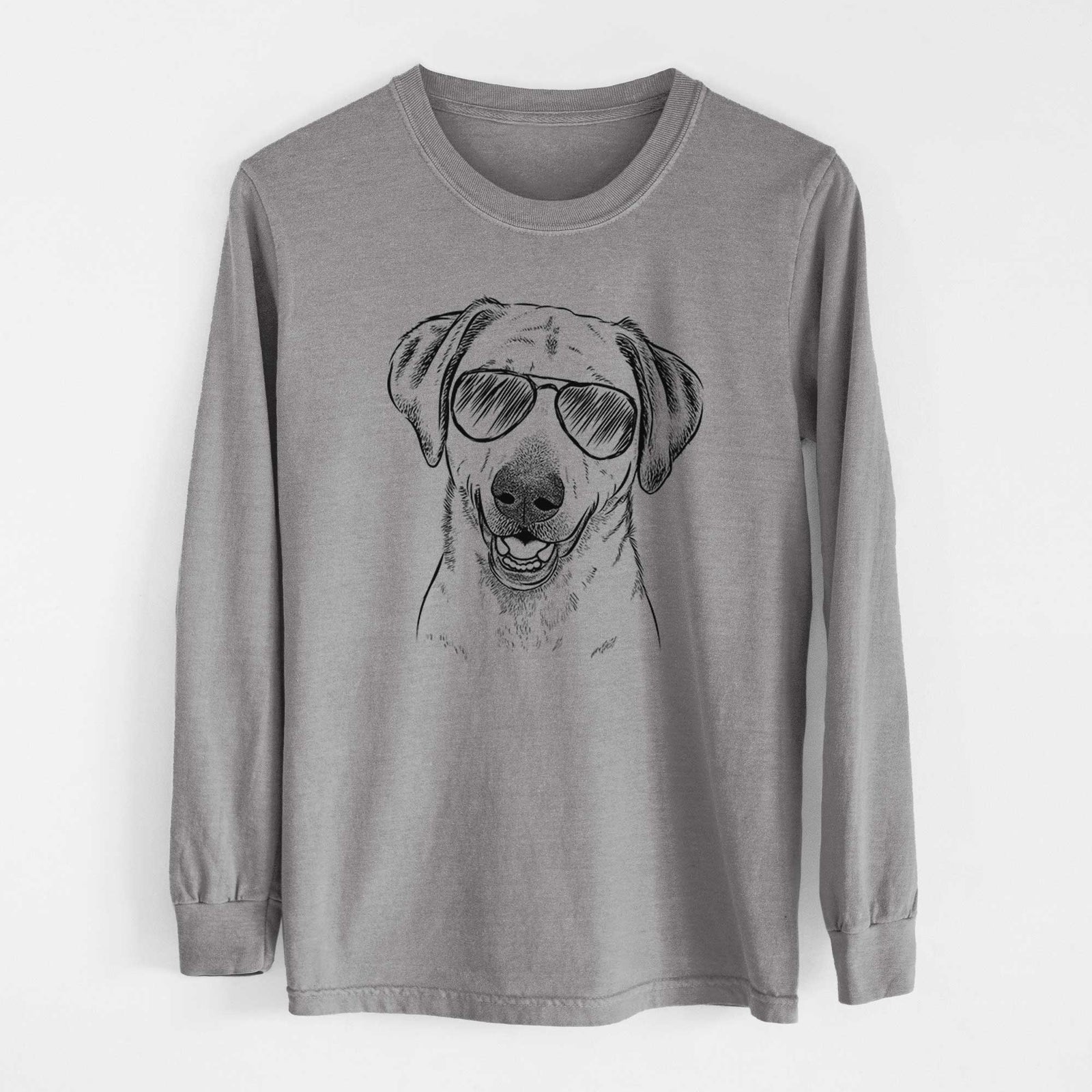 Aviators Rusty the Labrador Retriever - Heavyweight 100% Cotton Long Sleeve