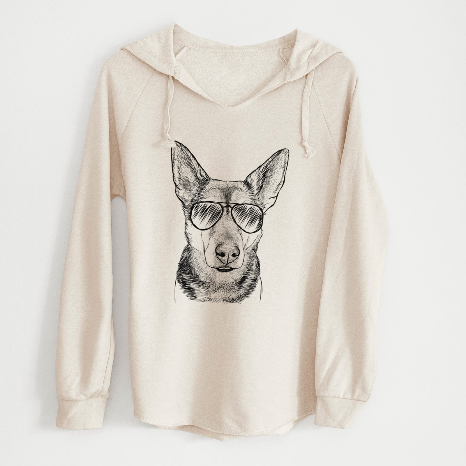 Aviator Sammie the Mixed Breed - Cali Wave Hooded Sweatshirt