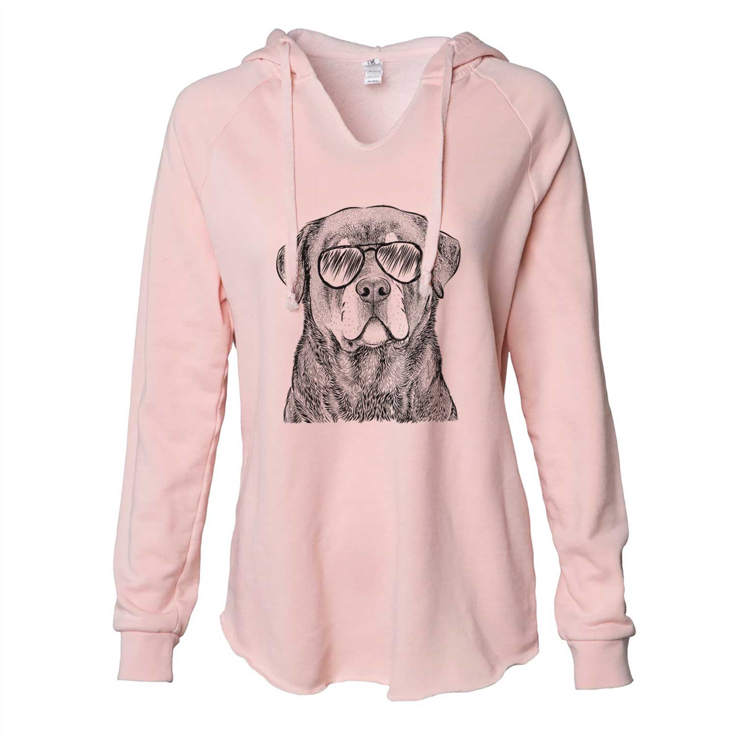 Sarge the Rottweiler - Cali Wave Hooded Sweatshirt