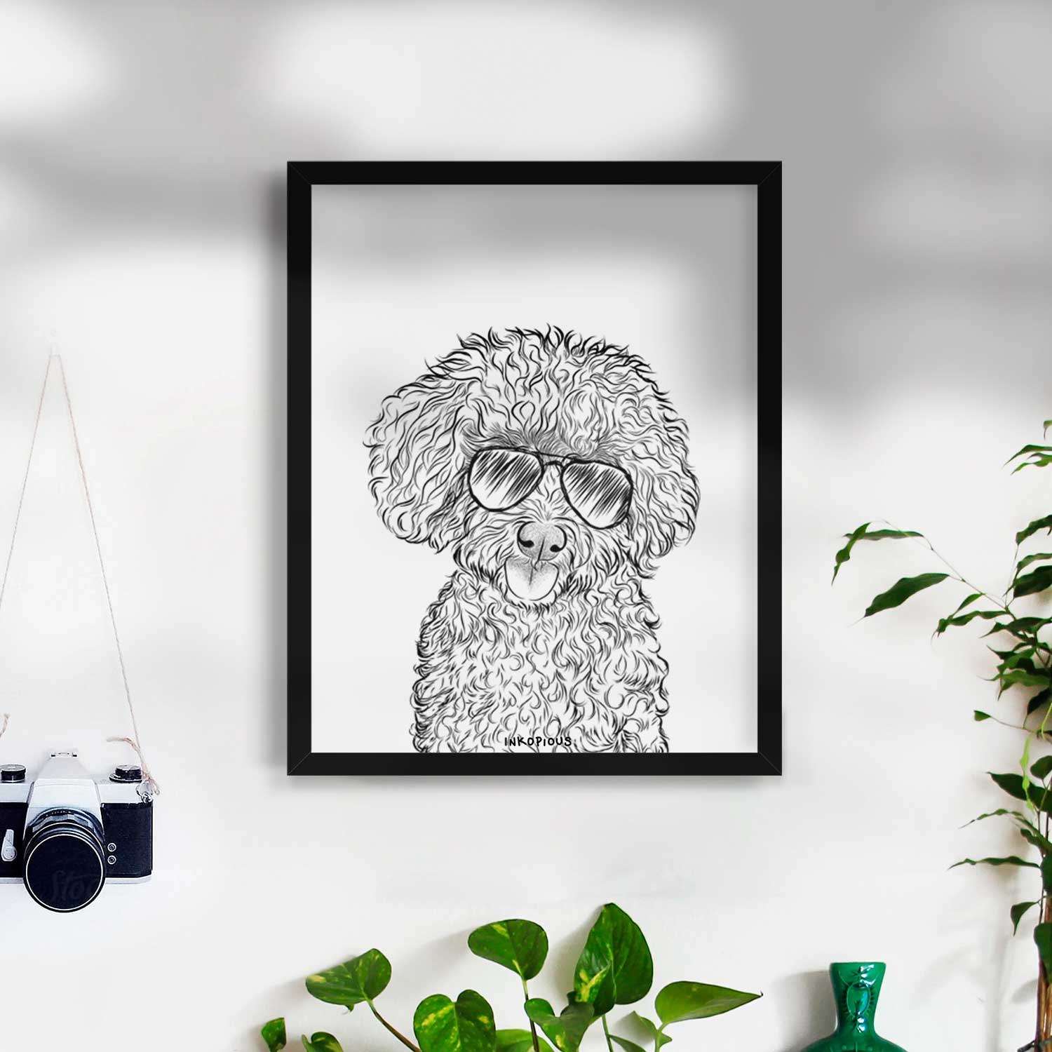 Satsu the Micro Teacup Poodle Art Print