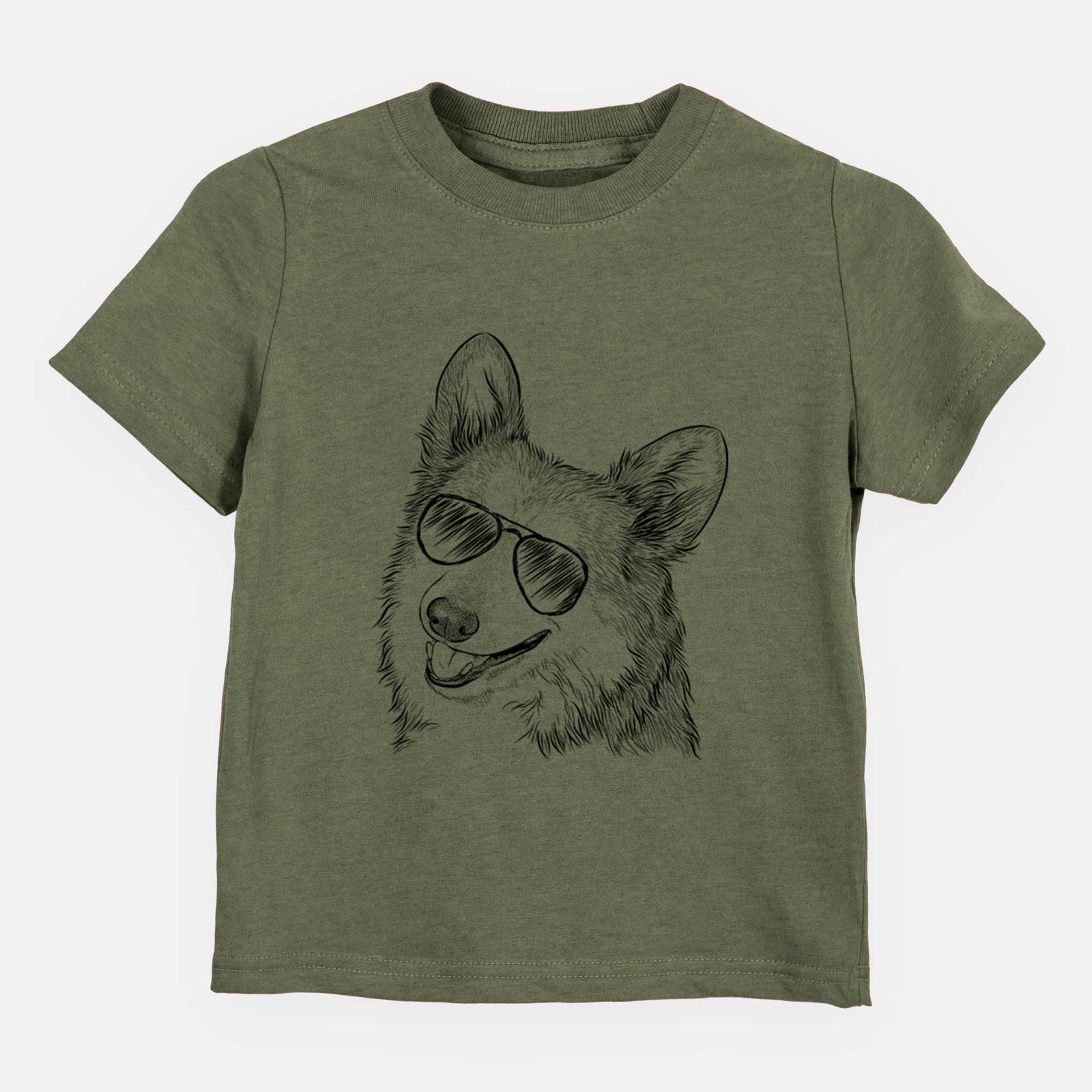 Aviator Scout the Pembroke Welsh Corgi - Kids/Youth/Toddler Shirt