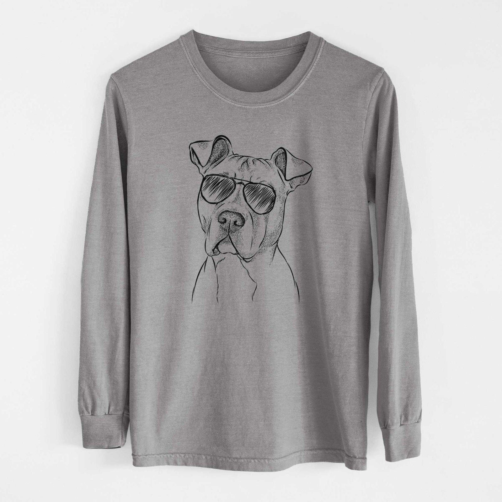Aviators Scraps the American Staffordshire Mix - Heavyweight 100% Cotton Long Sleeve