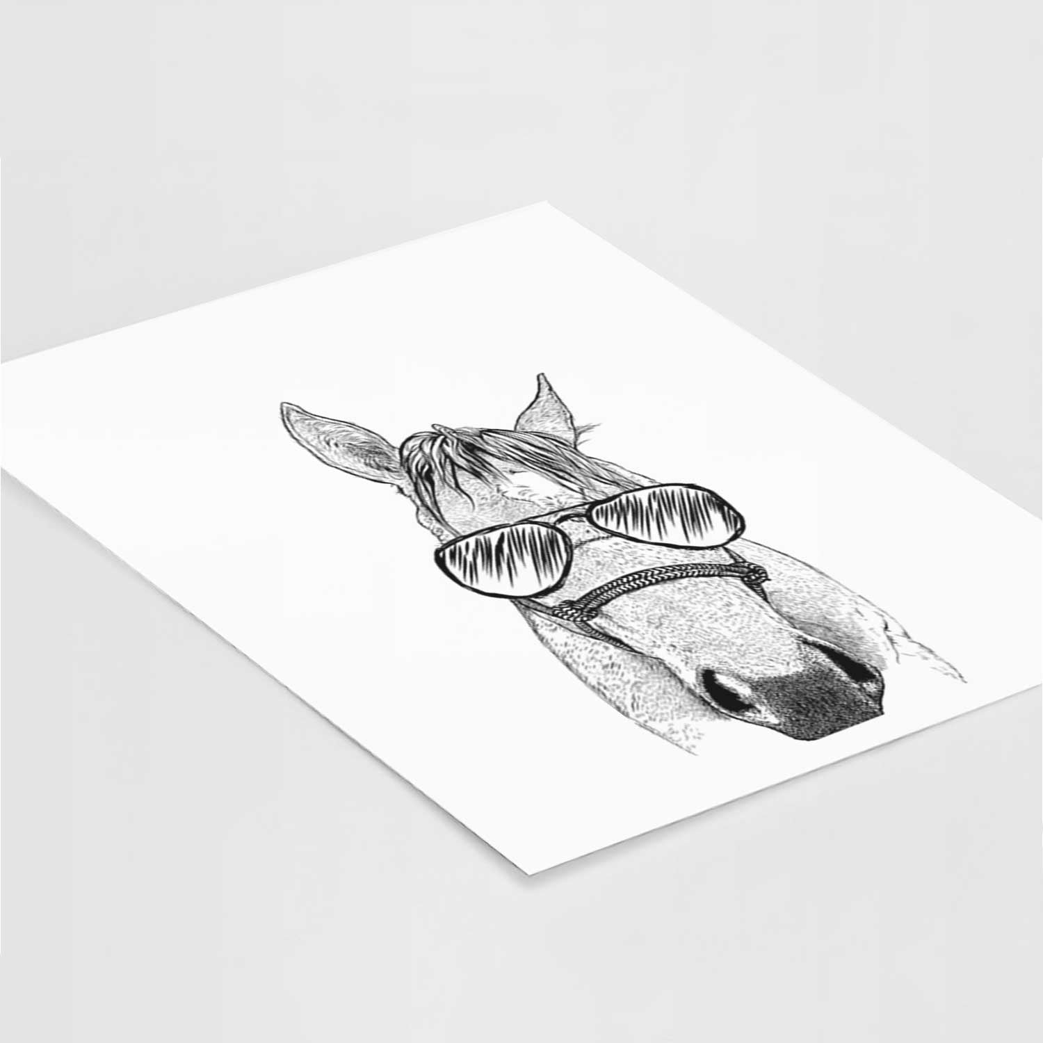 SeaBee the Quarter Horse Art Print