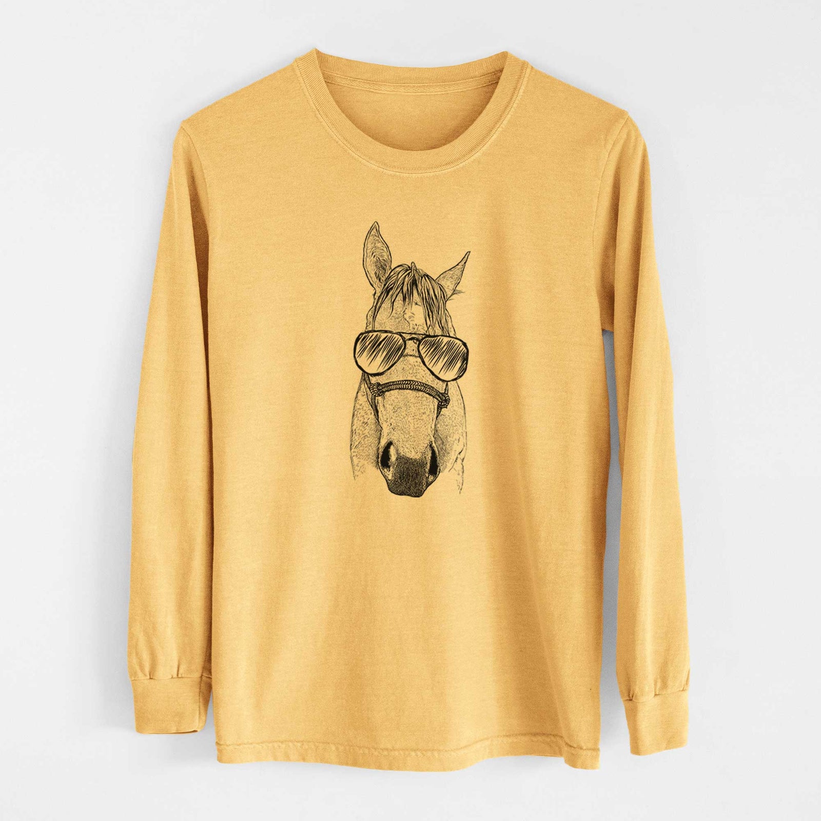 Aviators SeaBee the Quarter Horse - Heavyweight 100% Cotton Long Sleeve