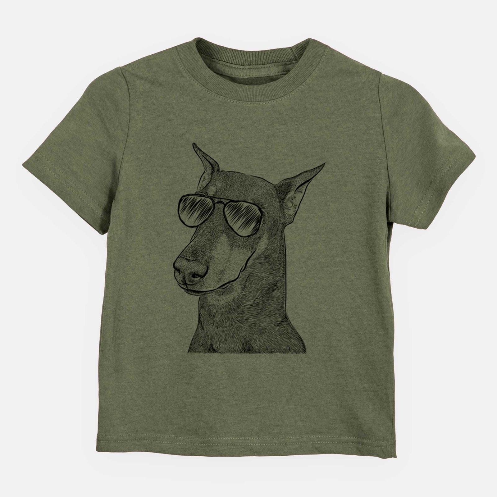 Aviator Shelby the Doberman Pinscher - Kids/Youth/Toddler Shirt